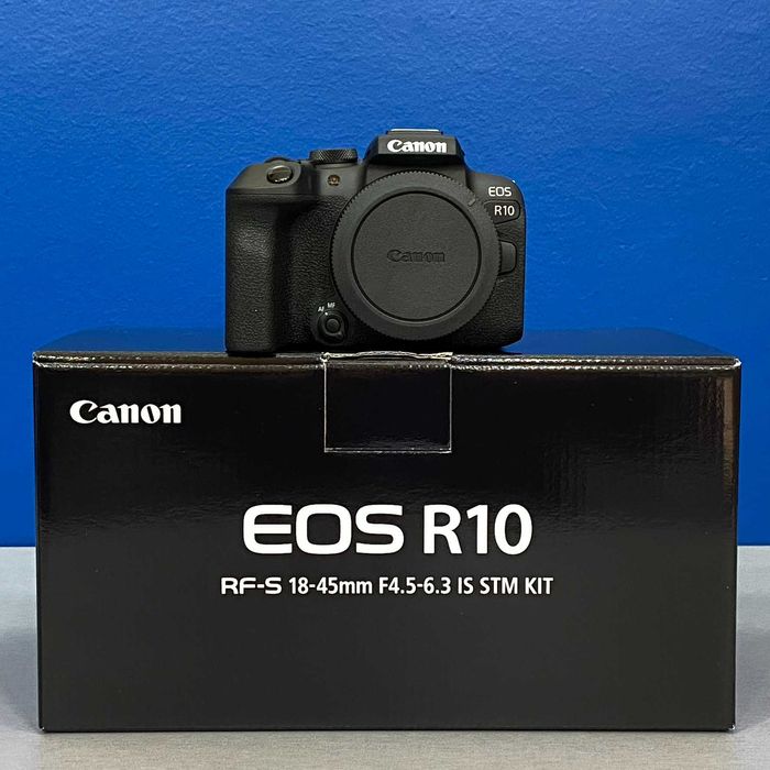 Canon EOS R10 (Corpo) - 24.2MP - NOVA - 3 ANOS DE GARANTIA