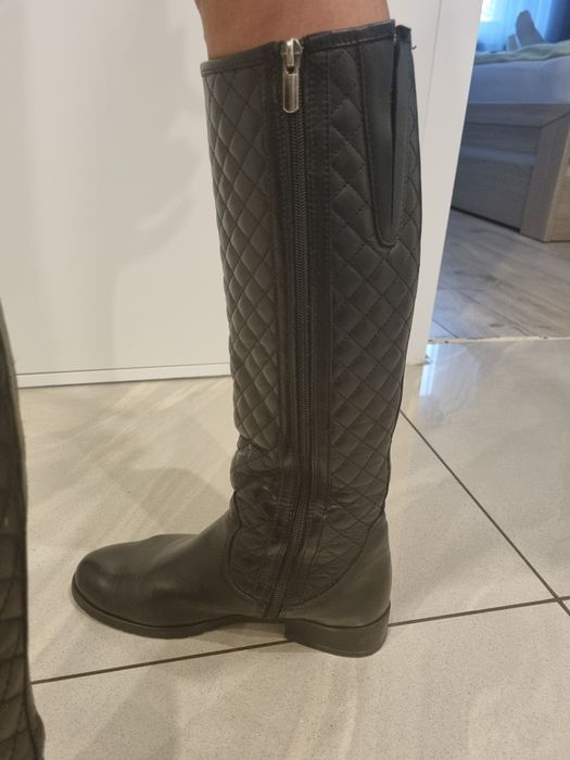 Kozaki skórzane r.37