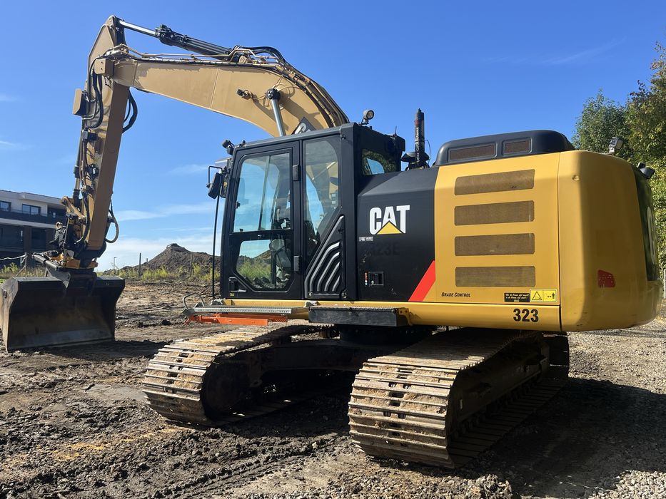 cat 323 EL  koparka gąsienicowa rototilt ,system 3D