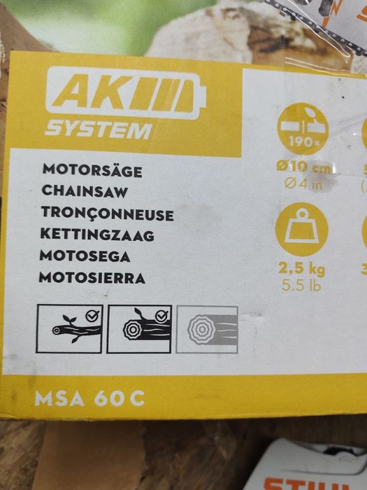 Stihl pilarka akumulatorowa msa60c