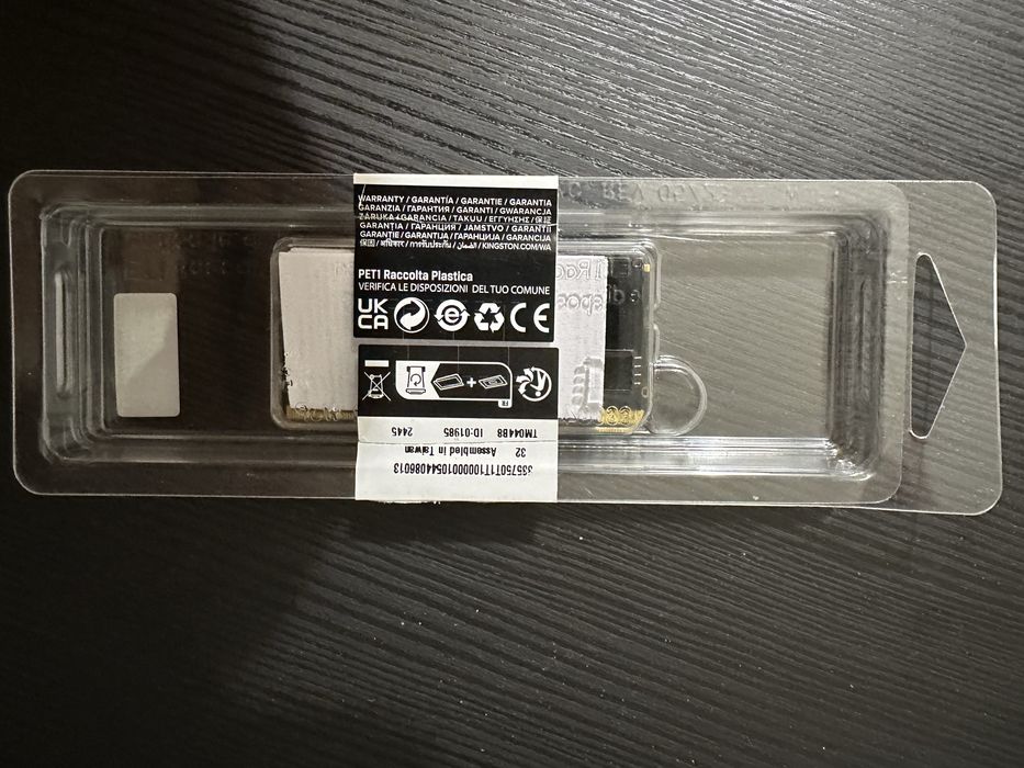 Память ОЗП Kingston SODIMM DDR5 16GB 6400Mhz FURY KF564S38IB