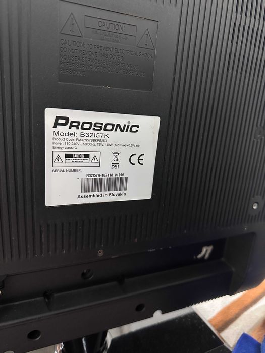Телевізор Prosonic LED 32 Дюйми