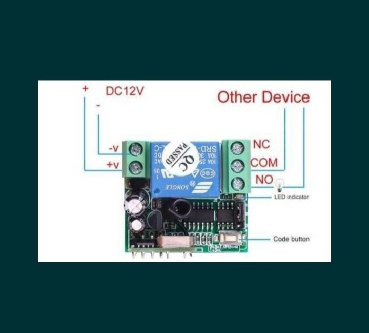 Радиореле 1 канал,комплект.