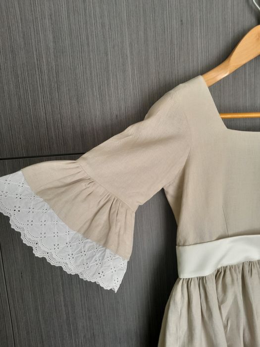 Vestido de cerimónia de menina + sapatos