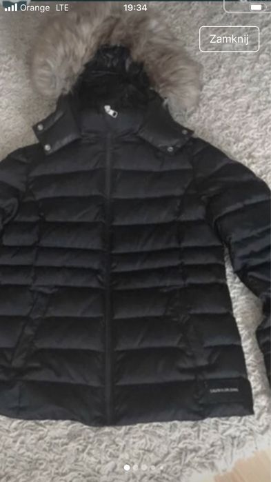 Kurtka puchowa damska Calvin Klein r. M