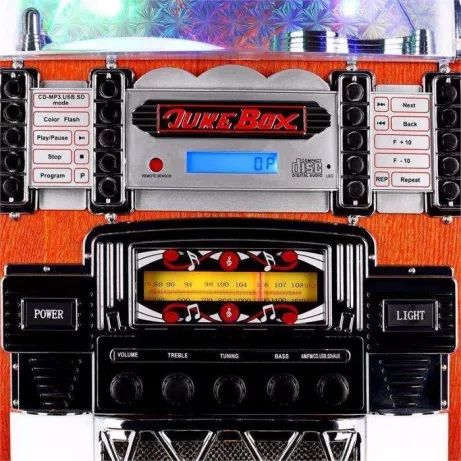 JukeBox Nova Retro Vintage Radio Cd SD usb Aux