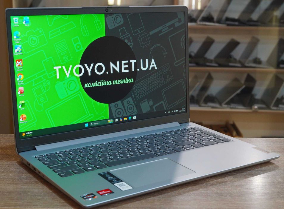 ГАРАНТІЯ Lenovo (FullHD IPS/AMD Ryzen 3 7320U/RAM 16ГБ LPDDR5/SSD 512ГБ)TVOYO