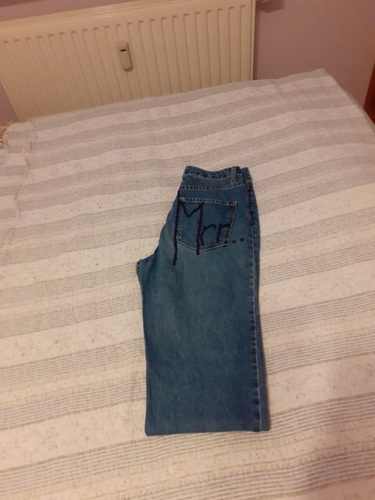 Spodnie jensy Bershka 34 wysoki stan