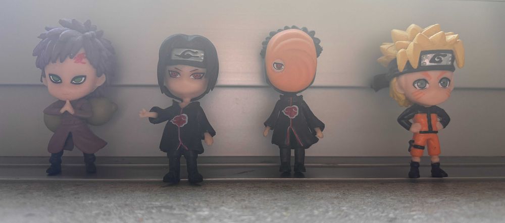 Pack com 4 Bonecos de Naruto