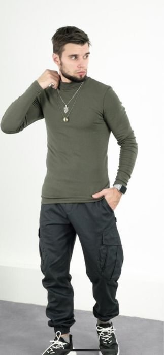 Мужской Гольф водолазка утепленный флисом 44,46,48,50,52,54,56,58