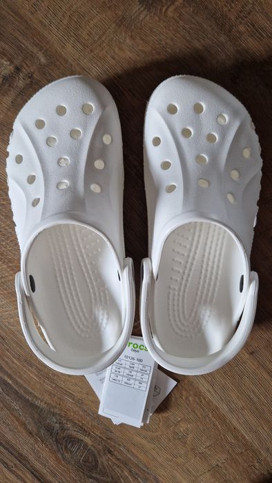 Crocs białe chodaki klapki 38 39