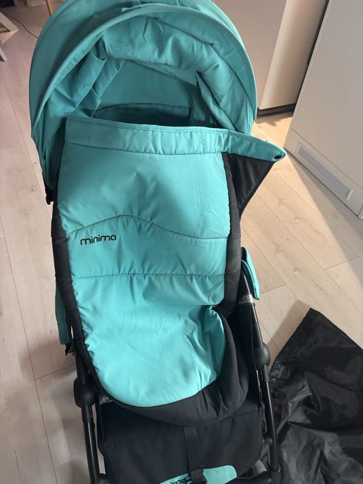 Wózek spacerowy spacerówka DO SAMOLOTU MINIMA LEKKI Tylko 6 kg FOLIA ZESTAW