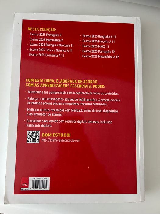 Exames 2025 Matemática 12o Ano Leya