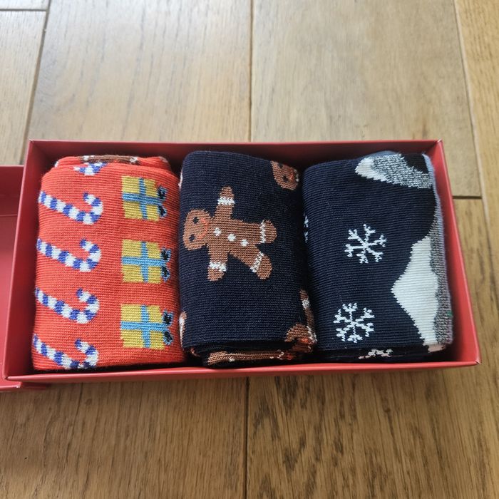 Nowy zestaw świątecznych skarpet Happy Socks 3-pack