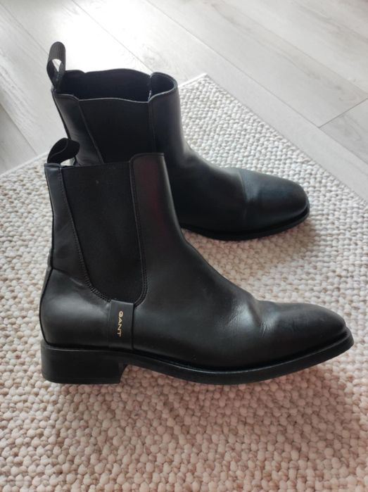 Czarne botki sztyblety GANT 41  buty damskie