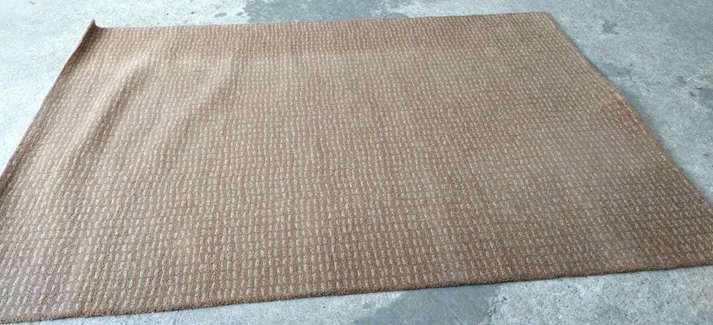 Tapete LANGSTED castanho claro pelo curto 170 x 240 cm