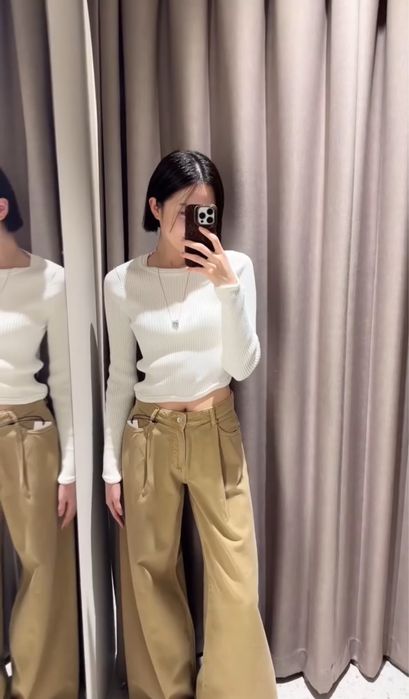 Білий лонг лонгслів в рубчик з асиметричним низом від zara xs s m l / белый лонг лонсглив в рубчик с ассиметричным низом зара