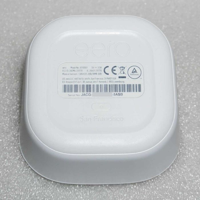 Комплект Amazon Eero Mesh 3 WiFi роутера 802.11ac AC1300 2.4+5 ГГц