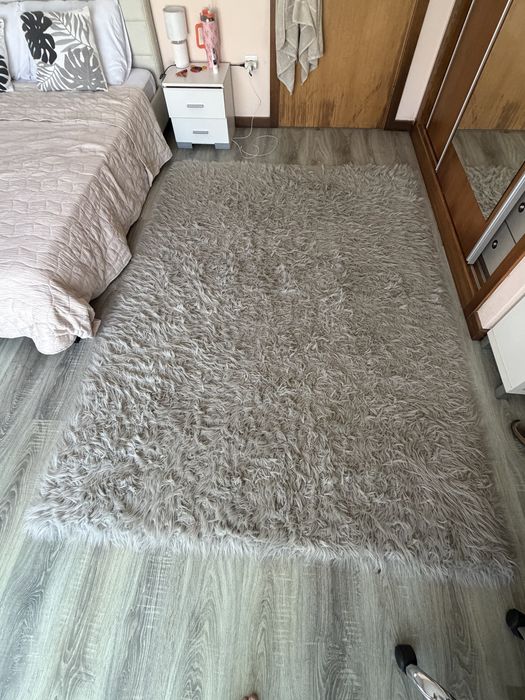 Tapete Felpudo Silver Cinzento 160x230cm (Excelente Estado)