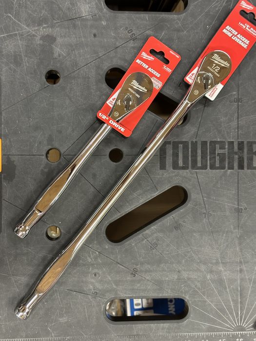 Тріскачка хромована для головок 1/2'' MILWAUKEE, 286мм, 457 мм