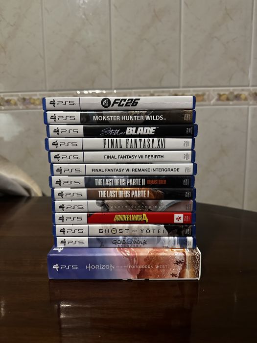 PS5 com leitor + 3 comandos (DualSense Edge) + Pulse 3D + 13 jogos