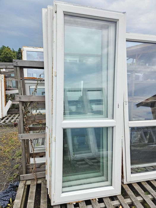 OKNA/DRZWI Balkonowe Plastikowe PCV 88x229cm 3 sztuk okno białe