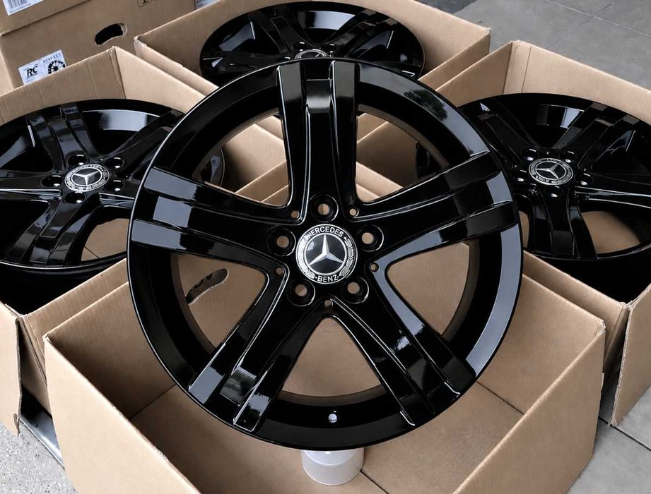 Alufelgi 17 Mercedes A B C CLA GLA GLB ML V Vito Viano Czarne ! 5x112 623#