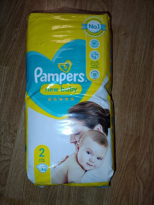 Памперсы pamers new baby 2,46 штук