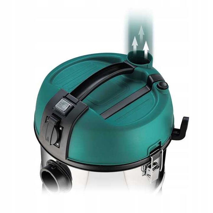 ODKURZACZ przemysłowy mocny 3300W na mokro sucho popiół gips otrząsacz