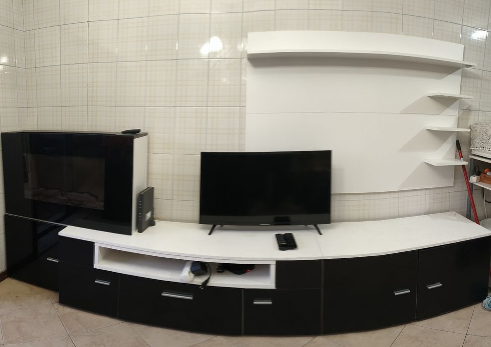 Conjunto móvel + Lareira elétrica + Tv