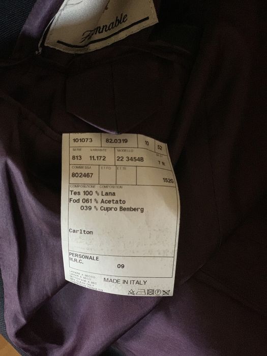 Façonable - Blazer azul escuro clássico 2 botões