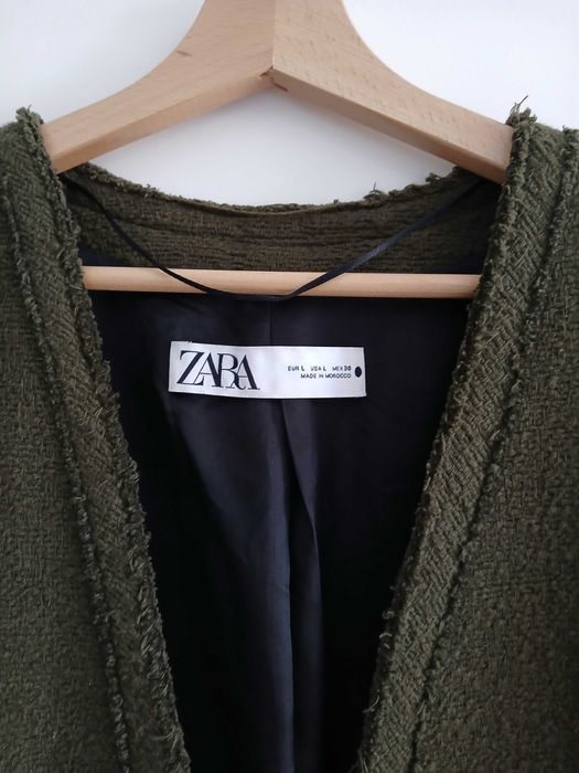 Casaco blazer verde L da Zara
