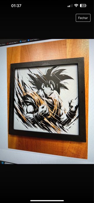 Dragonball - Hueforges , Quadros 3d Printed