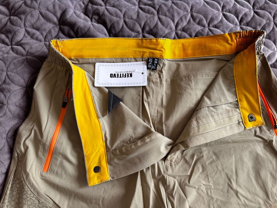 Spodnie trekkingowe męskie 3/4 XL khaki