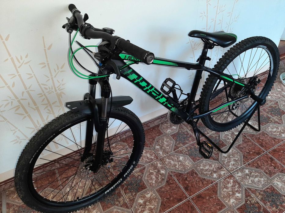Rower INDIANA  15" czarno-zielony