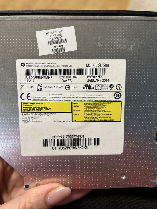 CD привід Hewlett-Packard