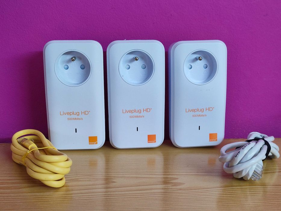 3x Devolo AV500 Powerline Adaptadores