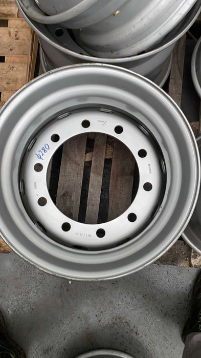19,5x14 Felga naczepowa 10OTW 280mm otwór centrujący
