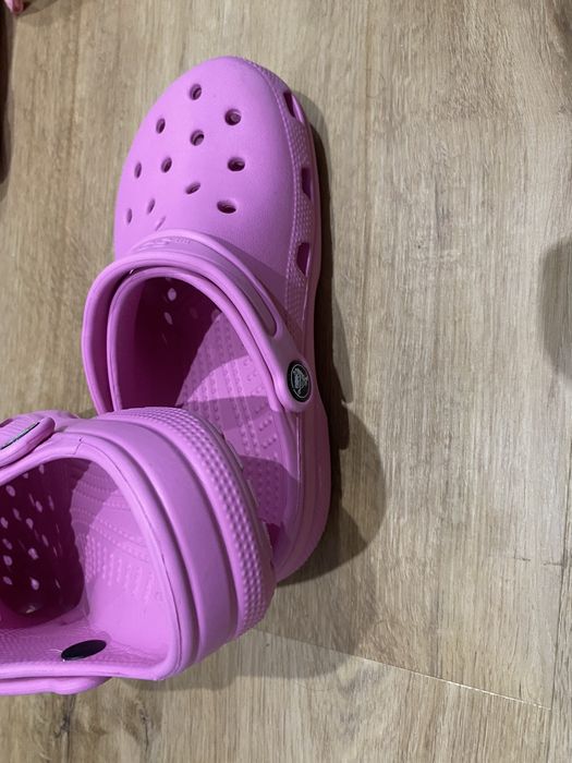 Тапки шльопанці сабо J3 Crocs Pink Originaj 35р 22см Крокс