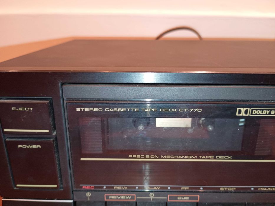 Pioneer Stereo Cassette Tape Deck CT-770
