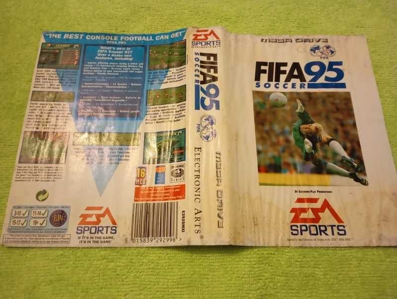 Capa Fifa 95 Megadrive