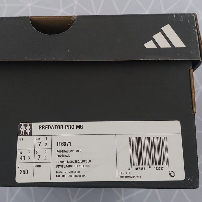 Chuteiras Adidas Predator PRO - tamanho 41 1/3 - Multiground