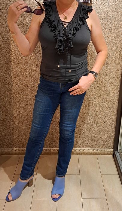 Женские черные бриджи размер XL