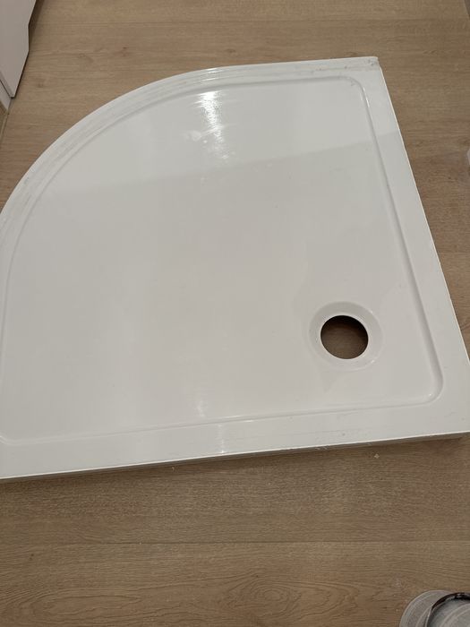 Brodzik 90 cm półokragły
