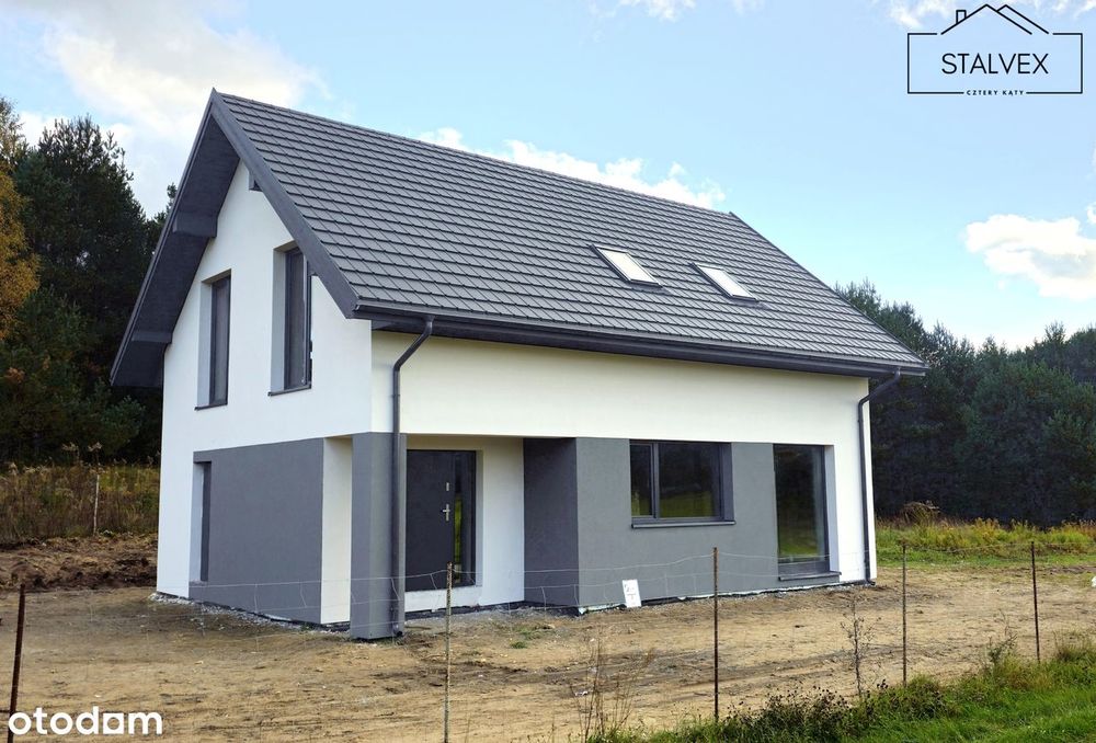 Nowy dom - 117,45m2 - 4-pokojowy - Duża działka