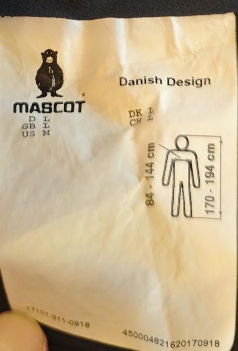 Kurtka używana roboczą przejściowa MASCOT EU L