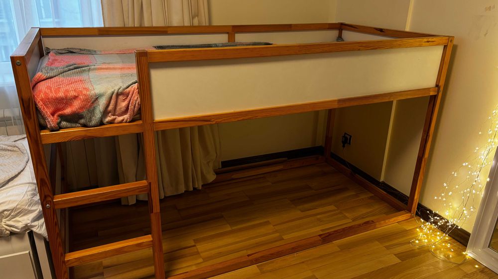 Дитяче ліжко IKEA KURA, двостороннє, сосна