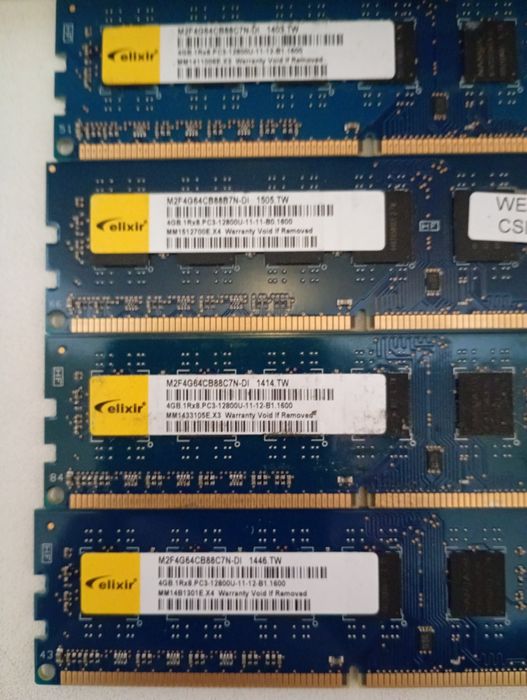 Ddr3 4gb×4шт комплект