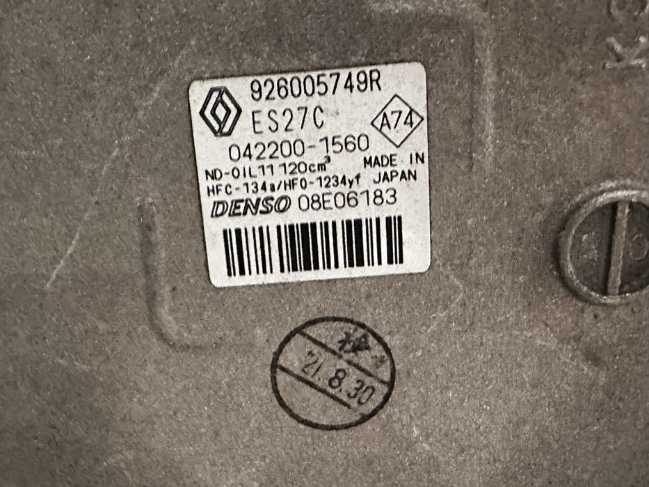 Compressor AC Renault Zoe