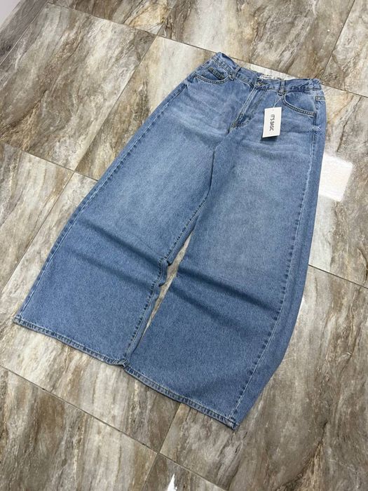 Нові мега широкі джинси світлі SUPER BAGGY rap jeans широкие джинсы бегги Jaded London